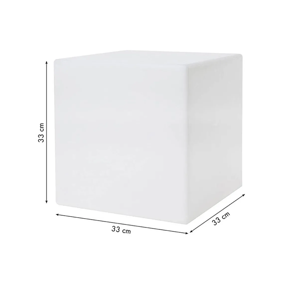 8 seasons design Shining Cube 33 LED Solar- / Dekoleuchte