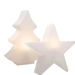 8 seasons design Shining Star und Tree RGB LED Dekoleuchte, 2er-Set
