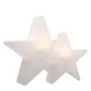 8 seasons design Shining Star Dekoleuchte 40 und 60 cm, 2er-Set