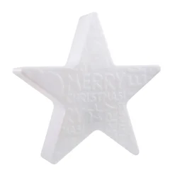 8 seasons design Shining Star Merry Christmas Dekoleuchte, Höhe: 54 cm