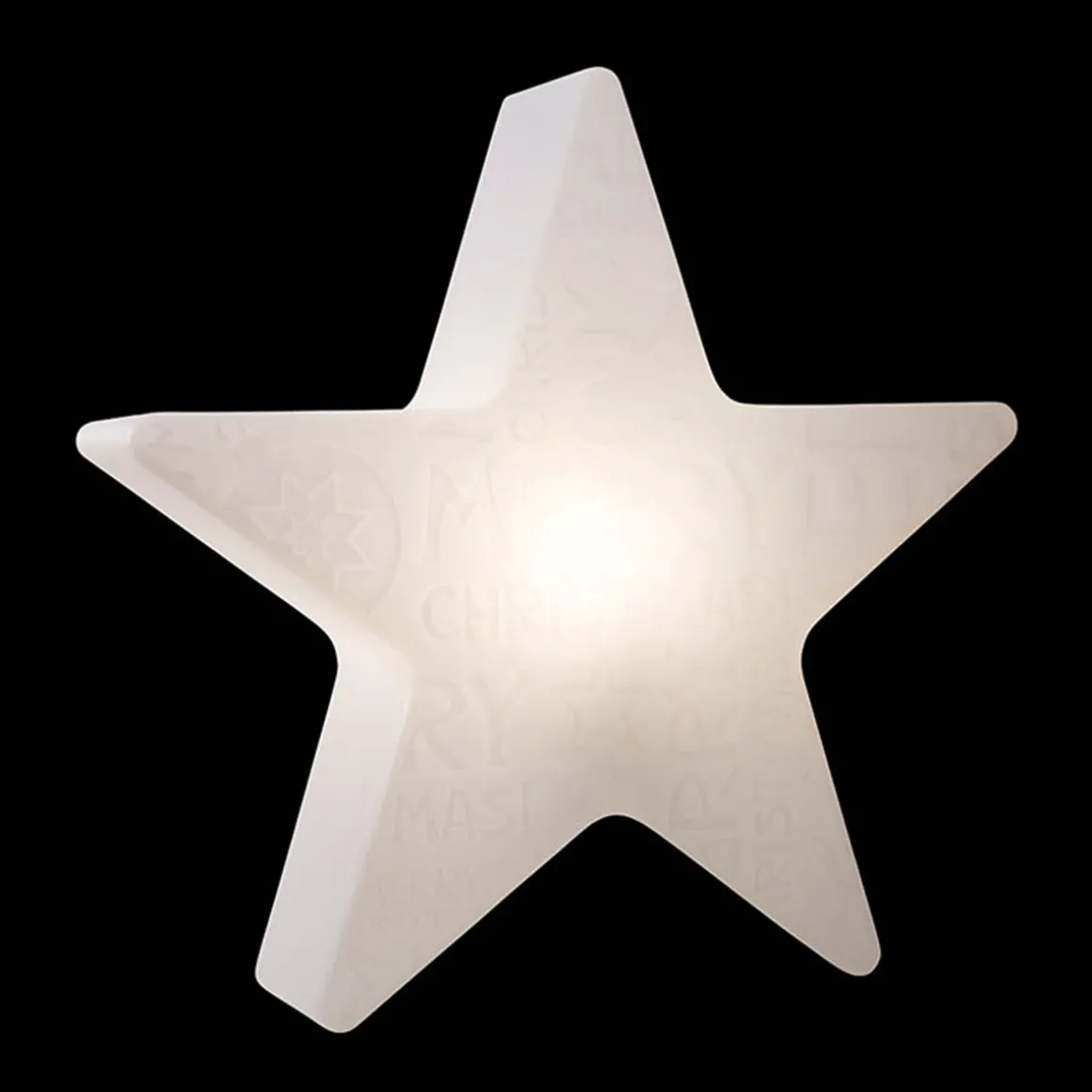 8 seasons design Shining Star Merry Christmas Dekoleuchte, Höhe: 54 cm