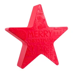 8 seasons design Shining Star Merry Christmas Dekoleuchte, Höhe: 54 cm