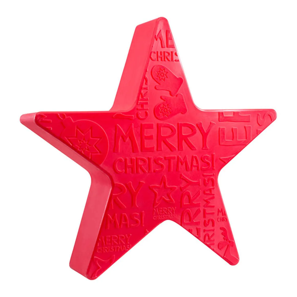 8 seasons design Shining Star Merry Christmas Dekoleuchte, Höhe: 54 cm