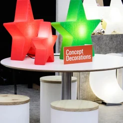 8 seasons design Shining Star Merry Christmas Dekoleuchte, Höhe: 54 cm