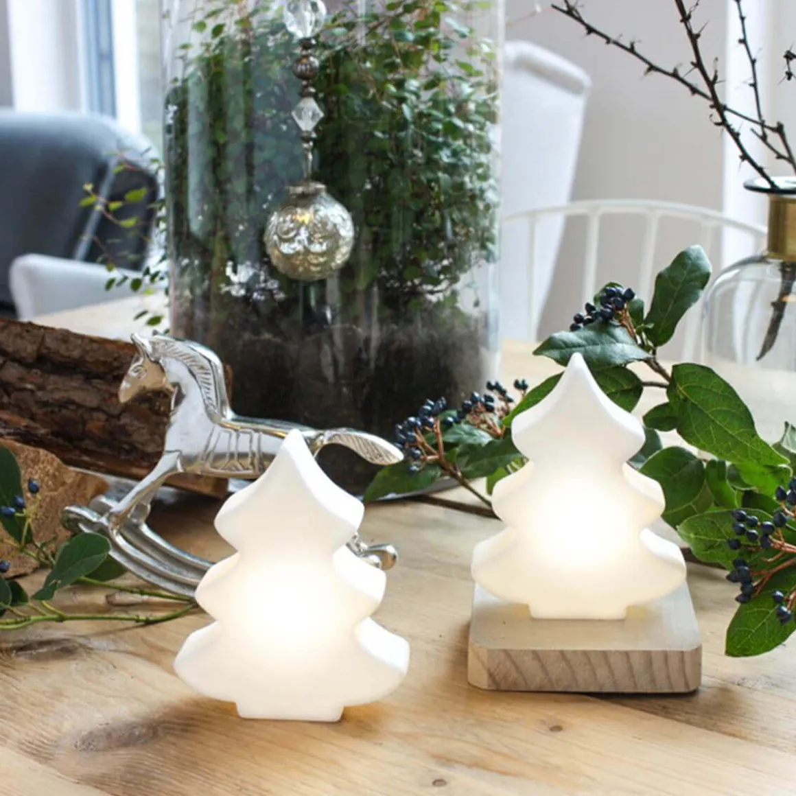 8 seasons design Shining Tree Micro LED Akkuleuchte