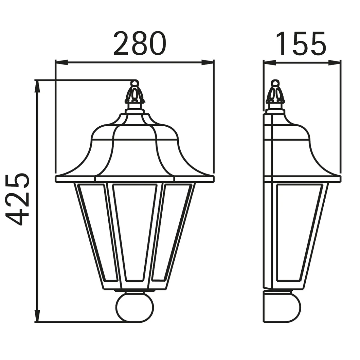 Albert 3229 Außenwandleuchte
