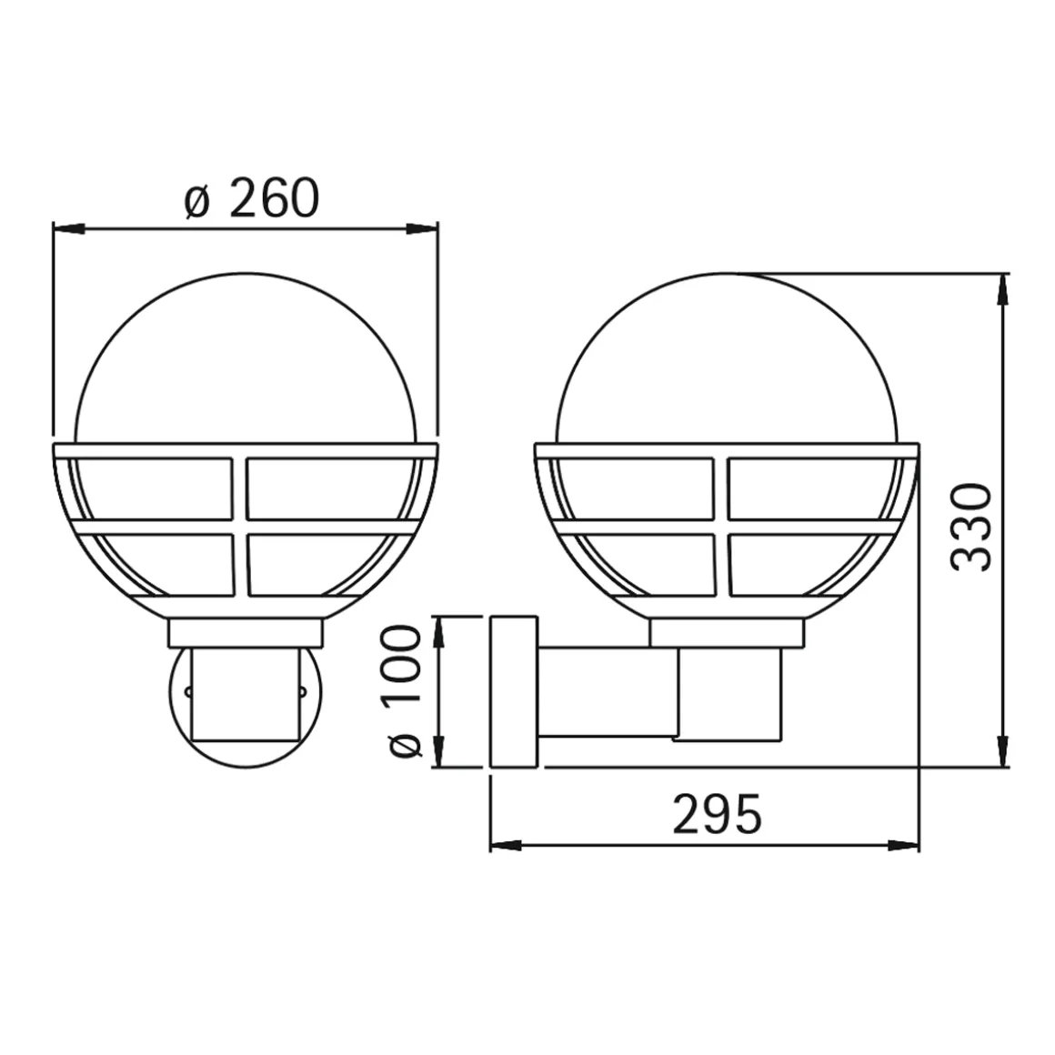 Albert 0612 Außenwandleuchte