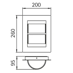 Albert 6224 Außenwandleuchte