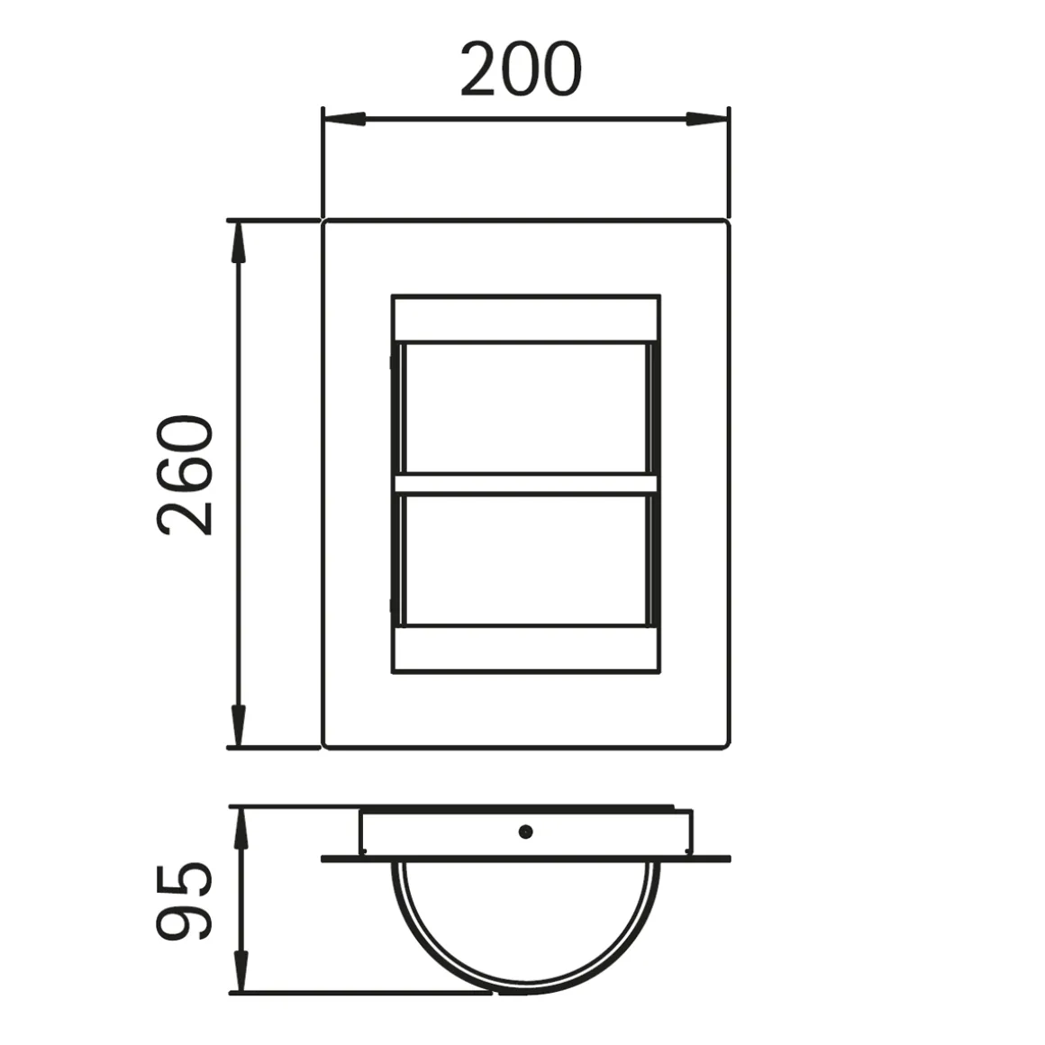 Albert 6224 Außenwandleuchte