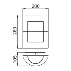 Albert 6223 Außenwandleuchte