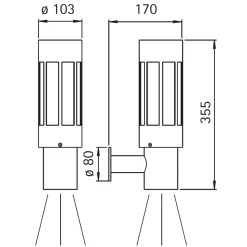 Albert 6902 Außenwandleuchte