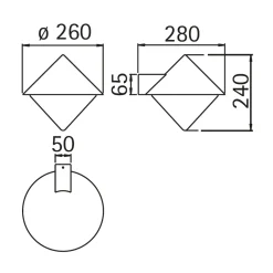 Albert 0617 Außenwandleuchte