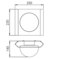 Albert 69611/2 Außenwandleuchte
