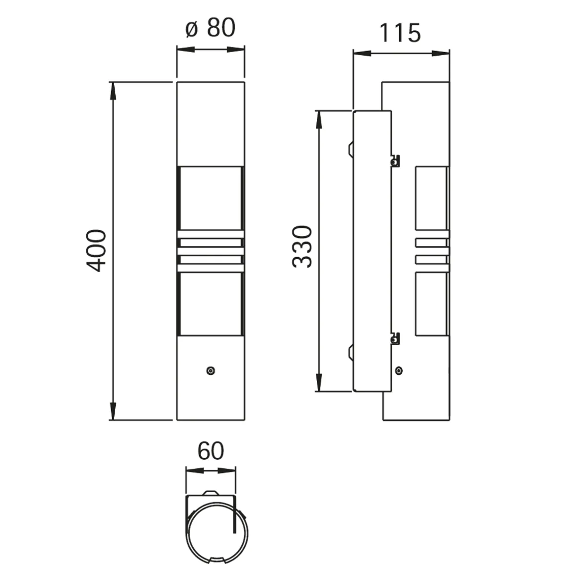 Albert 690251 Außenwandleuchte