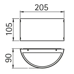 Albert 69634 Außenwandleuchte LED