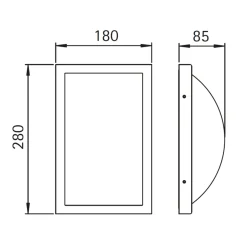 Albert 69639 Außenwandleuchte LED