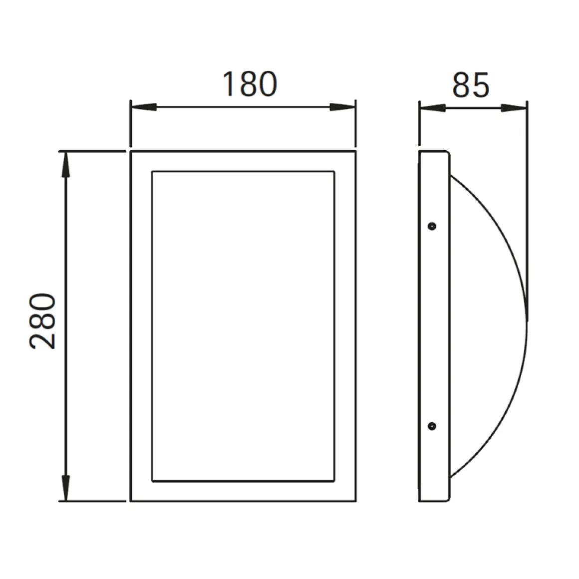 Albert 69639 Außenwandleuchte LED