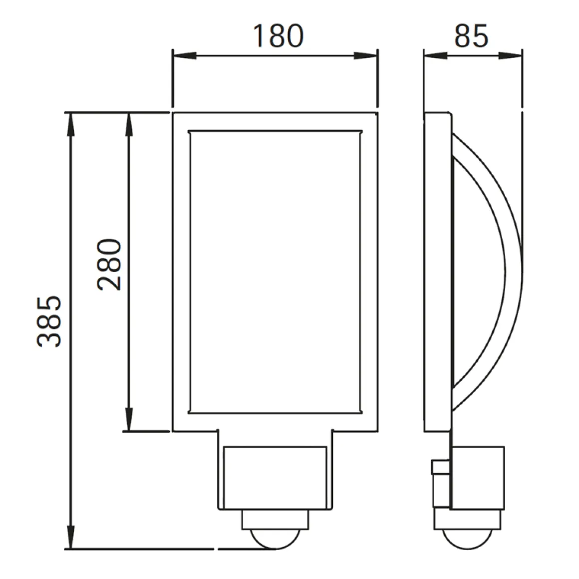 Albert 69639 Außenwandleuchte LED
