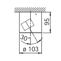 Albert 692318 Deckenstrahler