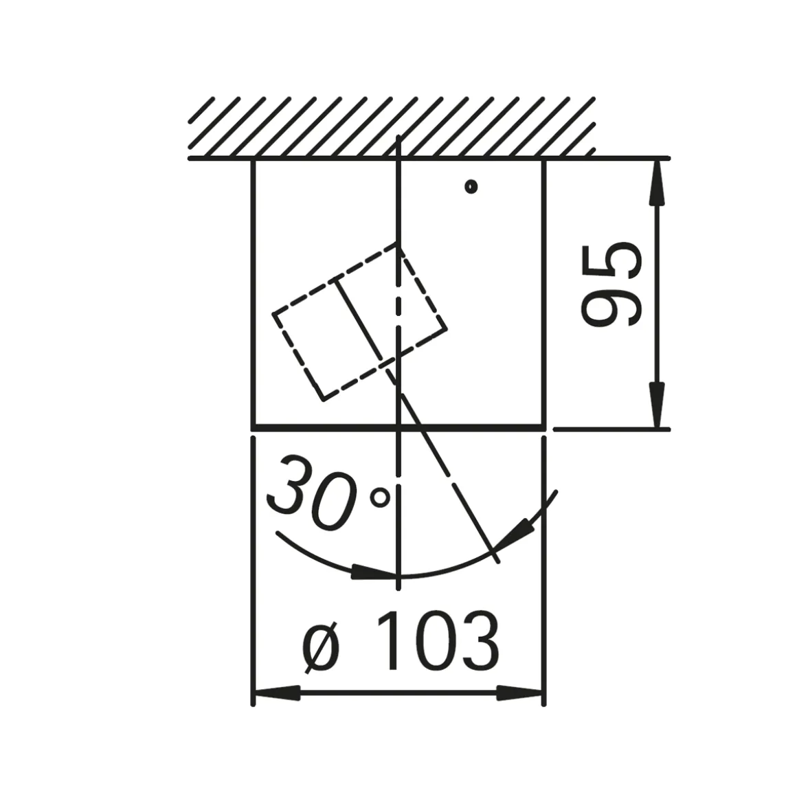 Albert 692318 Deckenstrahler