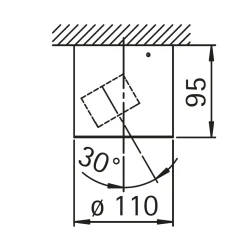 Albert 2319 Deckenstrahler, B-Ware