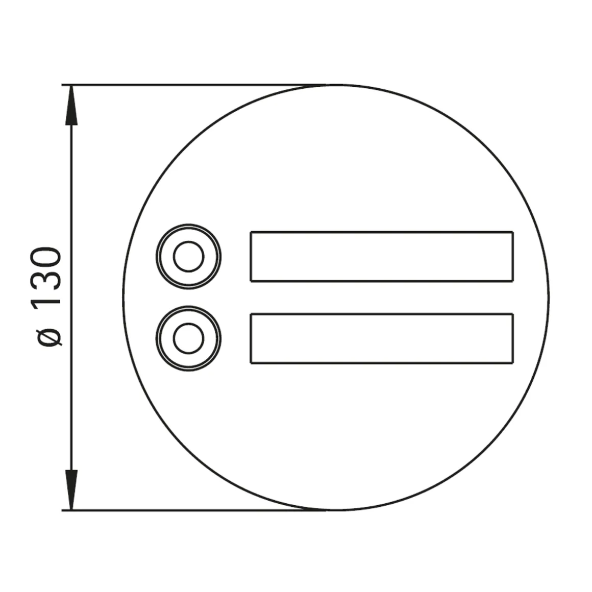 Albert 690945/6 Klingelplatte
