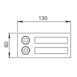 Albert 690940/1 Klingelplatte