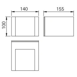 Albert 0332 LED Außenwandleuchte