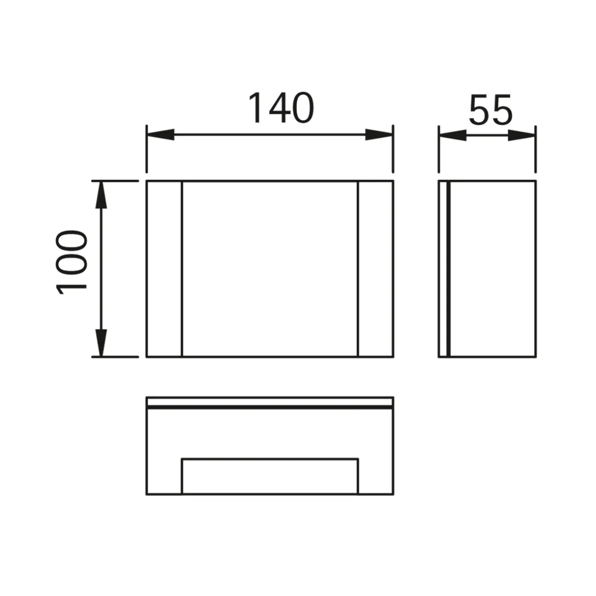 Albert 0331 LED Außenwandleuchte