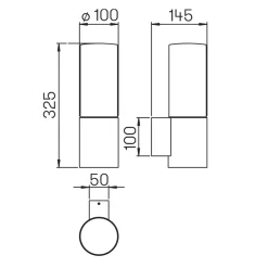 Albert 0277 LED Außenwandleuchte