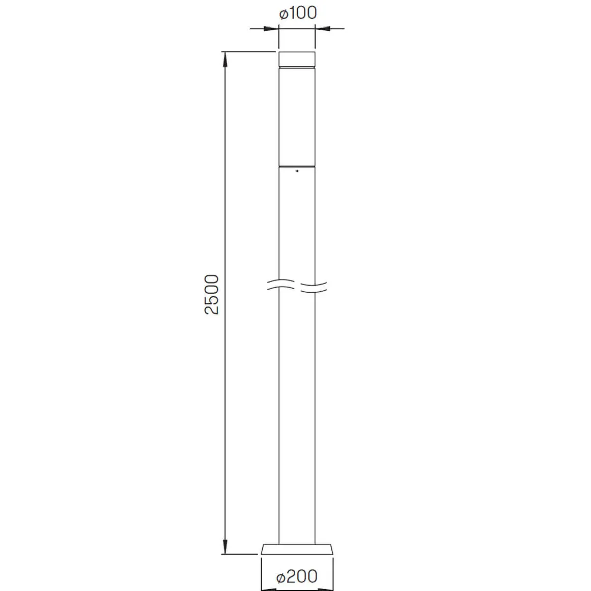 Albert 0877 LED Lichtstele & Mastleuchte