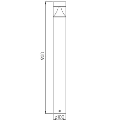 Albert 2295 LED Pollerleuchte