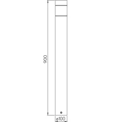 Albert 2294 LED Pollerleuchte