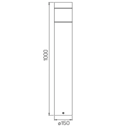 Albert 2274 LED Pollerleuchte