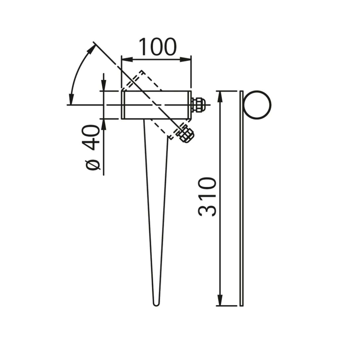 Albert 2433 LED Spießstrahler