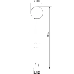 Albert 2054 Mastleuchte