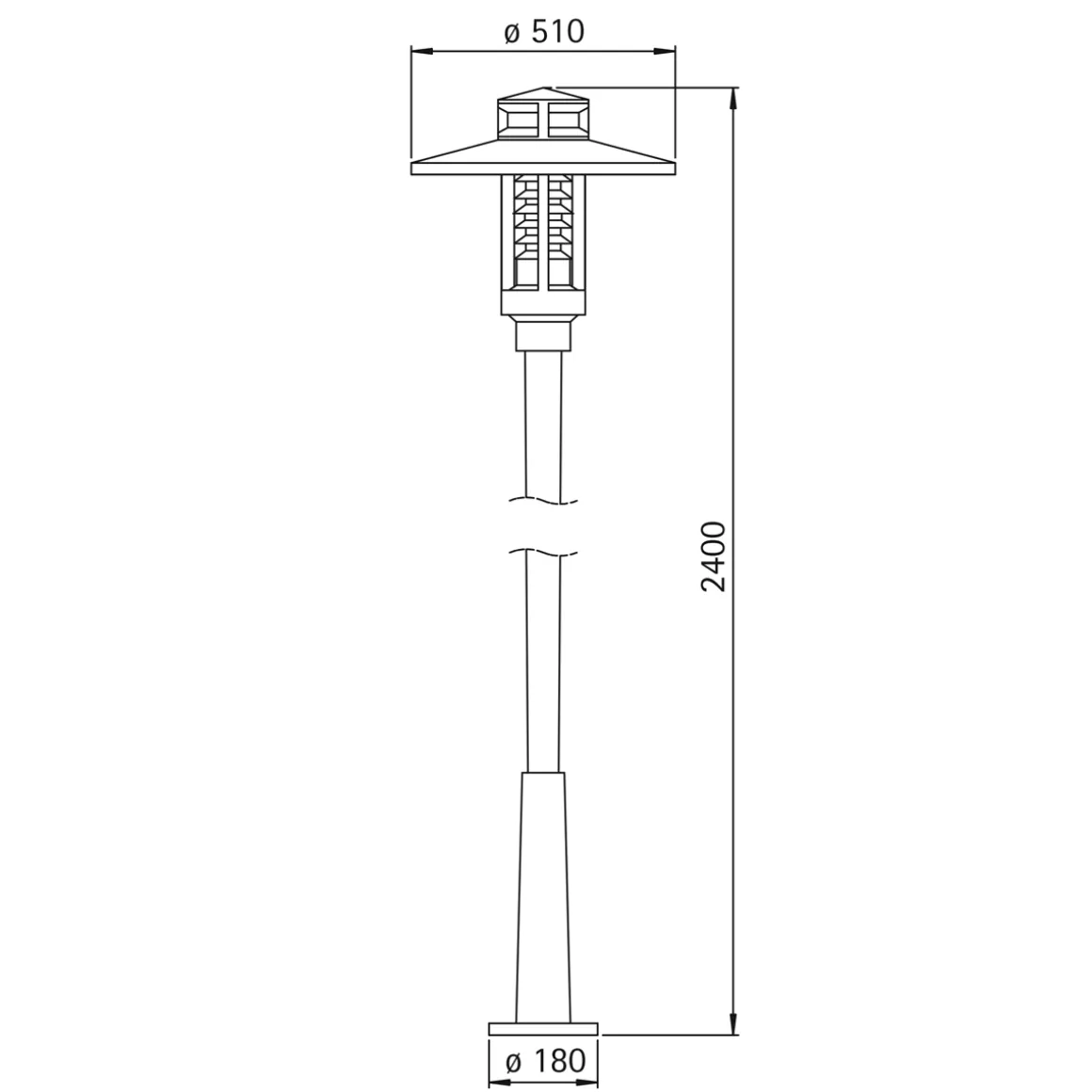 Albert 660861 Mastleuchte