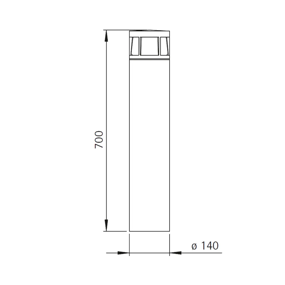 Albert 2232 Pollerleuchte