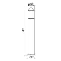 Albert 2241 Pollerleuchte