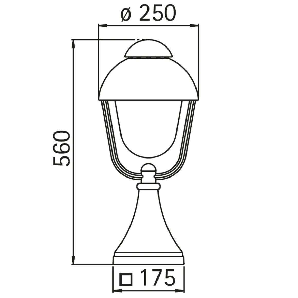 Albert 0515 Sockelleuchte