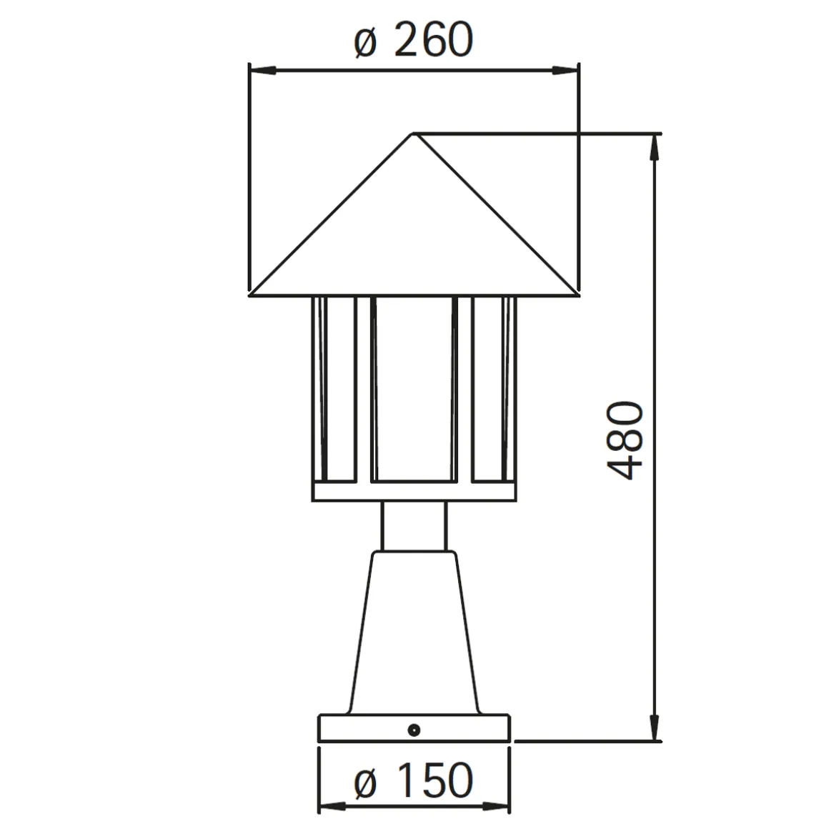 Albert 0539 Sockelleuchte