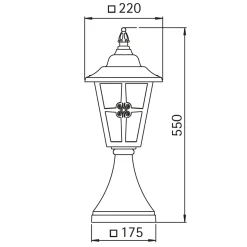 Albert 0532 Sockelleuchte