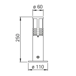 Albert 690557 Sockelleuchte