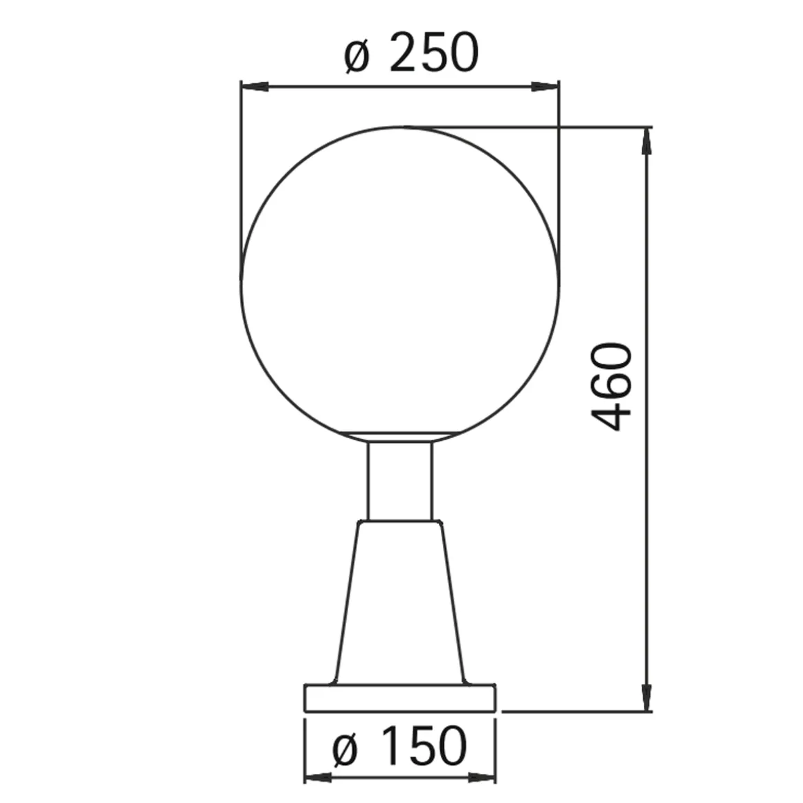 Albert 0538 Sockelleuchte