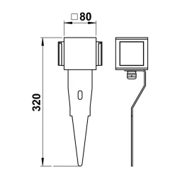 Albert 62441 Steckdosenspieß