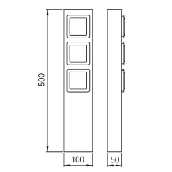 Albert 692107 Steckdosensäule