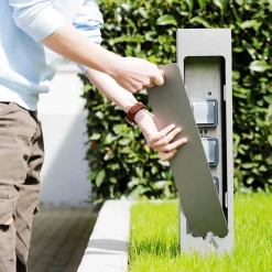 Albert 624413 Steckdosensäule, abschließbar