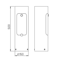 Albert 624410 Steckdosensäule, abschließbar