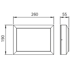 Albert 6403 Wand- / Deckenleuchte