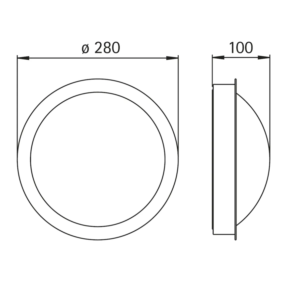 Albert 696174 Wand- / Deckenleuchte